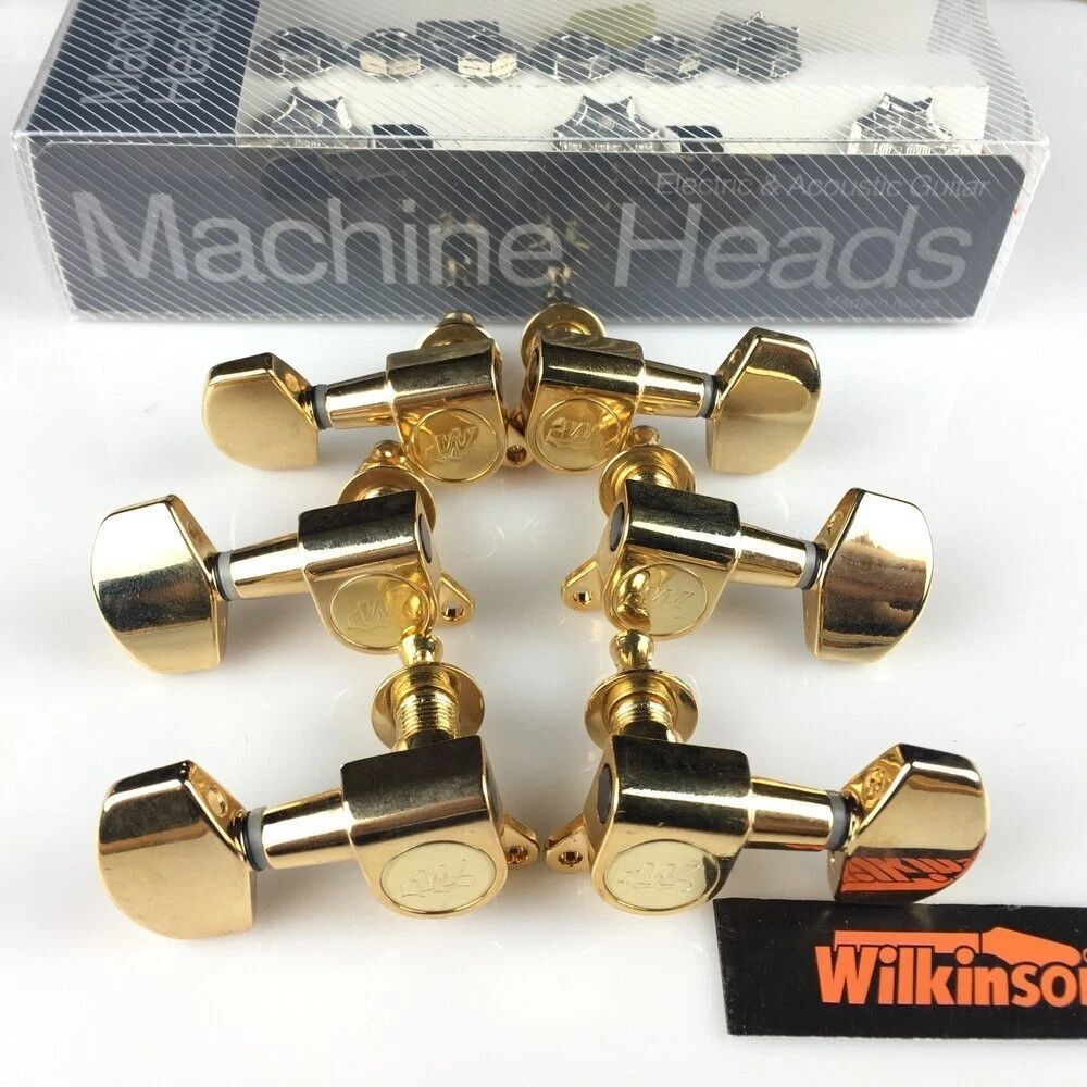 Wilkinson WJN-01 3R-3L Gold Guitar Tuners WLS 3+3 (with packaging)